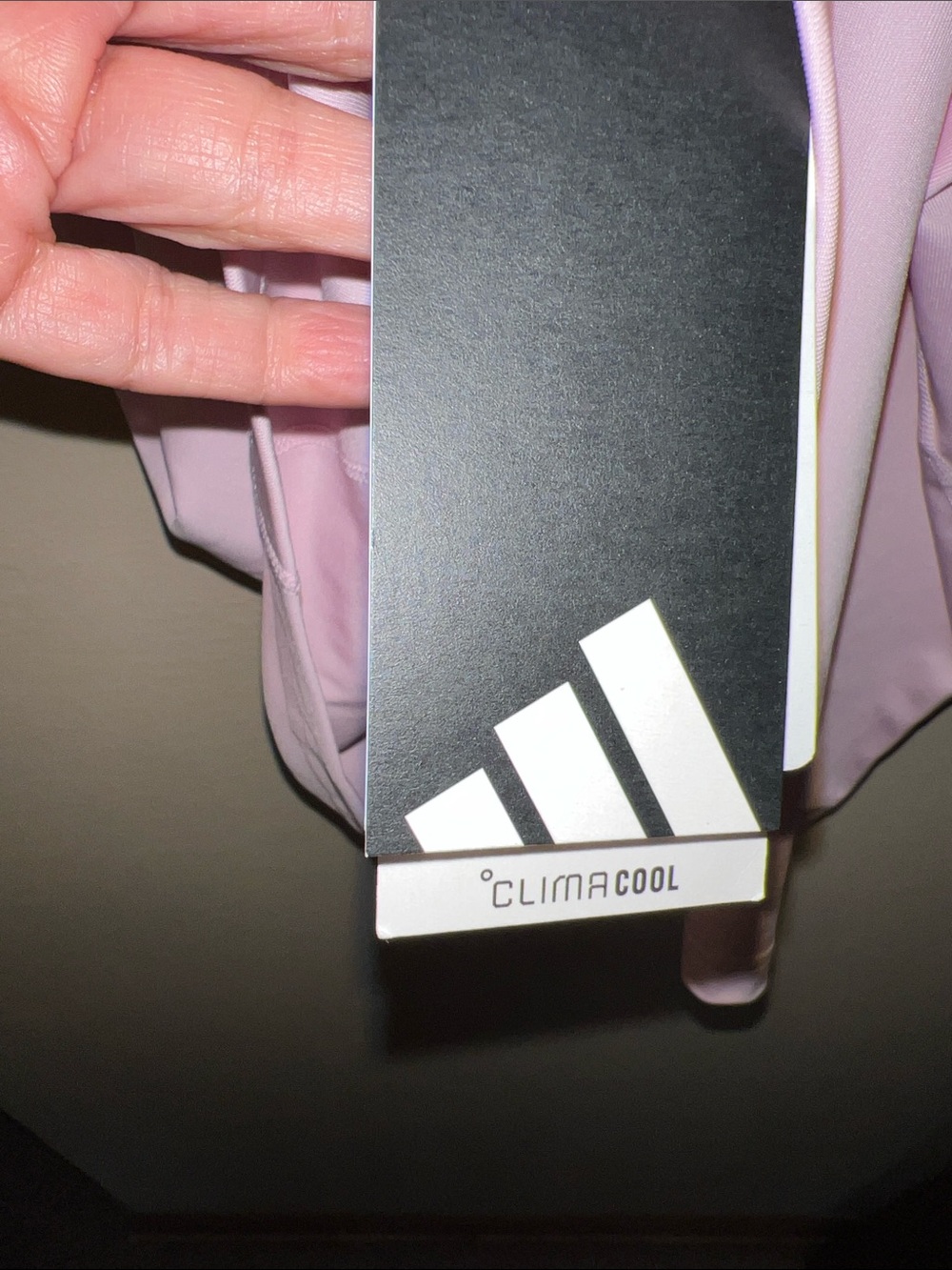 Addidas Light Pink Racerback Performance Tank Top - Picture 4 of 5
